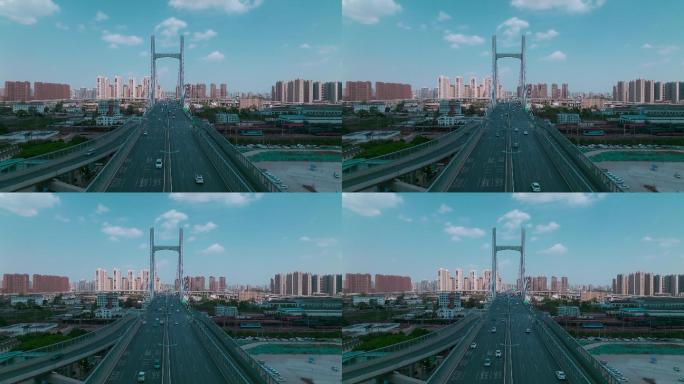 城市高架大桥郑州农业路高架固定镜头4