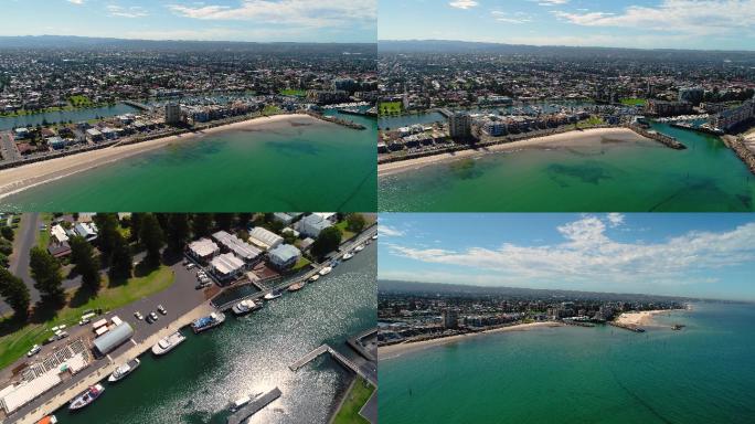 4K航拍澳洲沿海城市