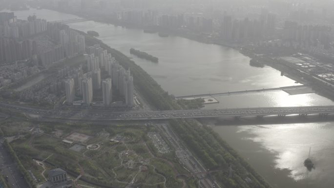 4K-log-河南洛阳洛河，王城大桥
