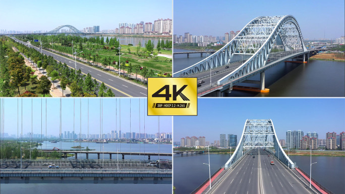 【4K】襄阳六两河大桥