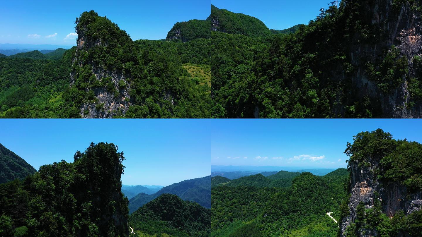 鸡峰崖航拍