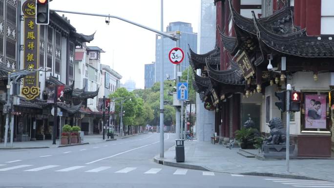 超长上海疫情街道