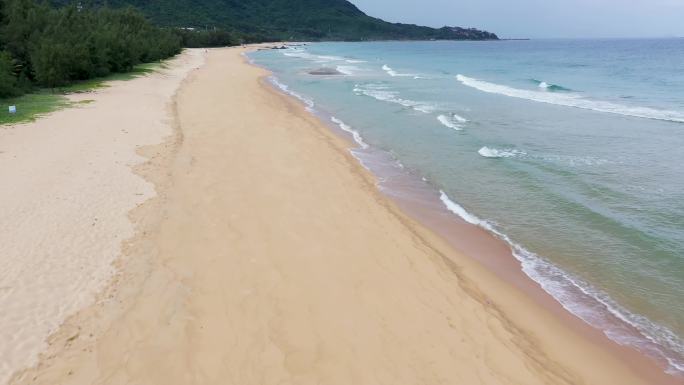 航拍陵水清水湾 酒店 海滩