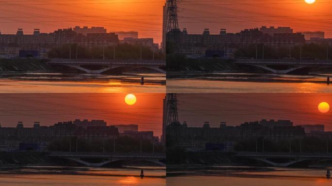 北运河的日落