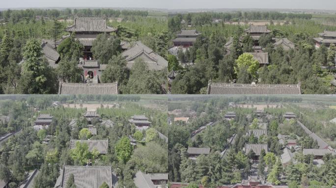 4K-log-航拍河南洛阳白马寺