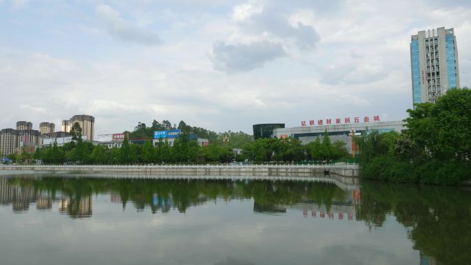 岳池东湖公园