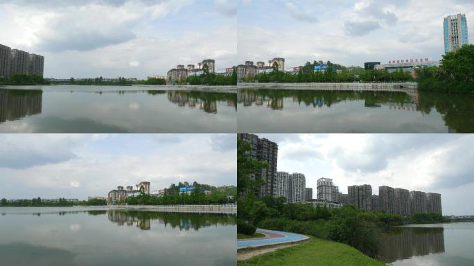 岳池东湖公园