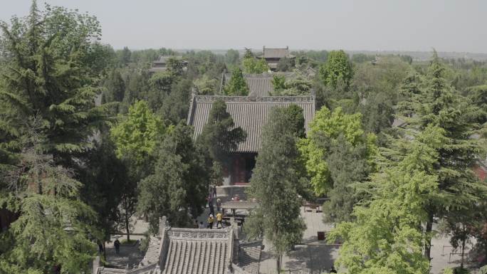 4K-log-航拍河南洛阳白马寺