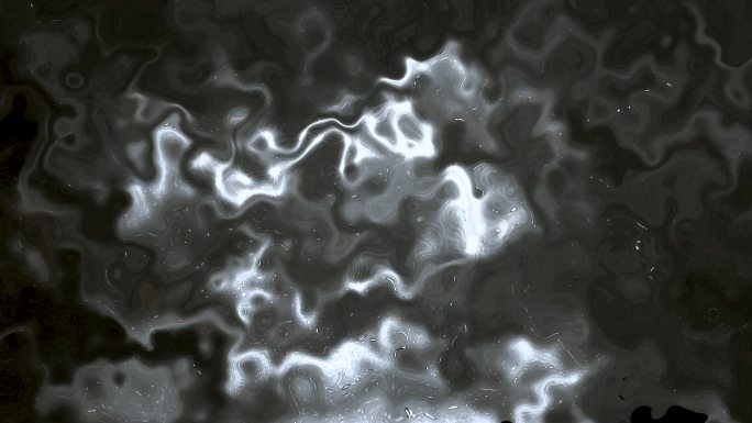 银色的液态抽象流体