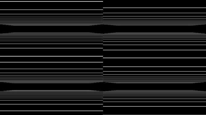 4k带通道穿梭线条 黑白线条