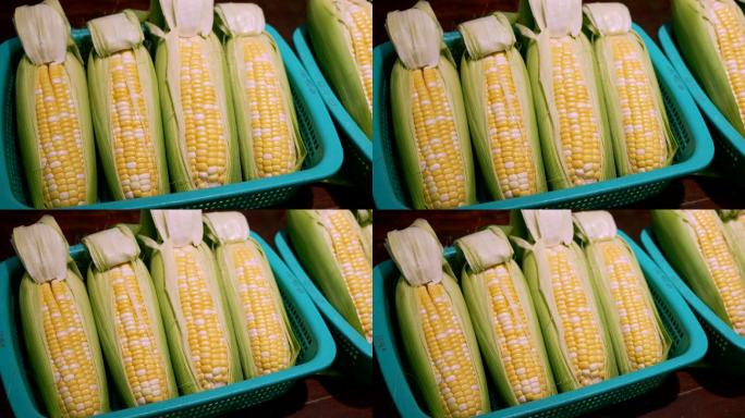 4K正版-有机玉米视频素材