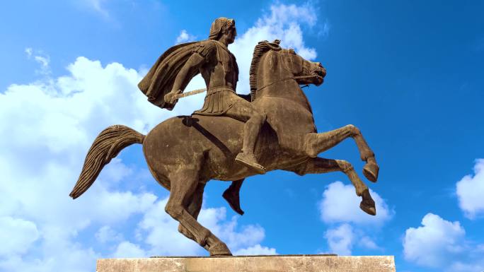 亚历山大大帝雕像，马其顿国王