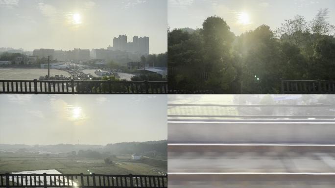 高铁 进站 行驶 站内候车 车内