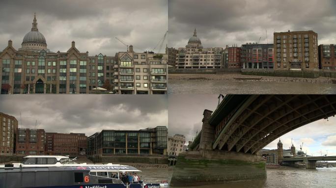 国外城市桥梁 英国伦敦 泰晤士河