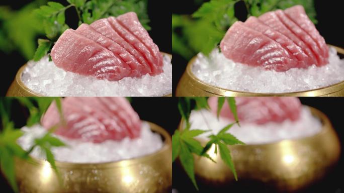 日本料理金枪鱼刺身
