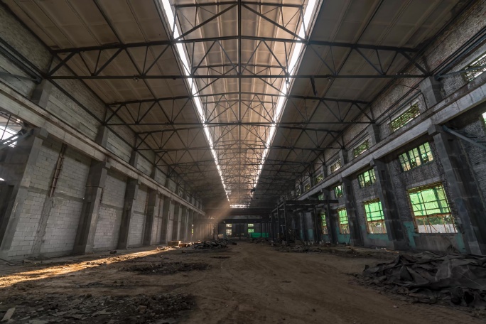 杭州工业老厂房延时摄影