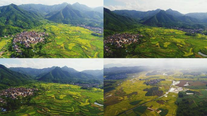 4K航拍上林田园风光