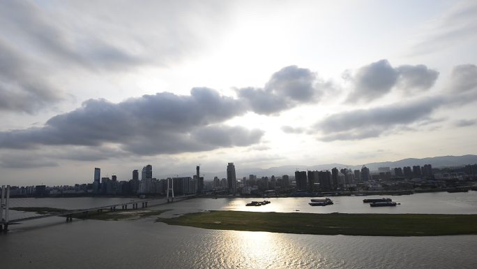 江西南昌赣江城市风景