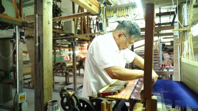 纺织 织布 传统工艺 苏锦 老师傅 丝绸