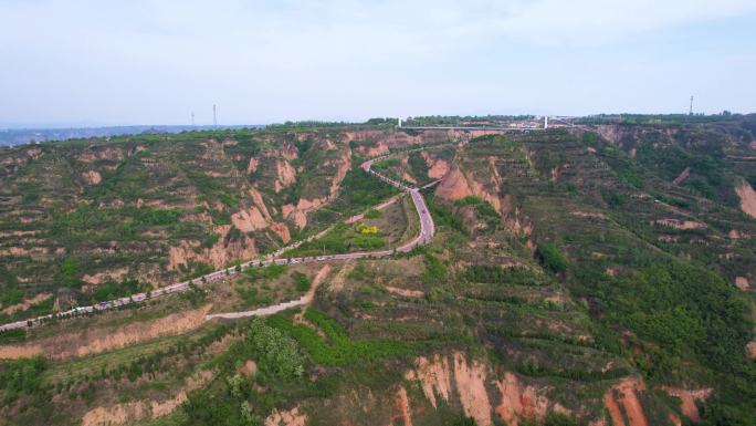 4k航拍山区大山自然风光生态环境A