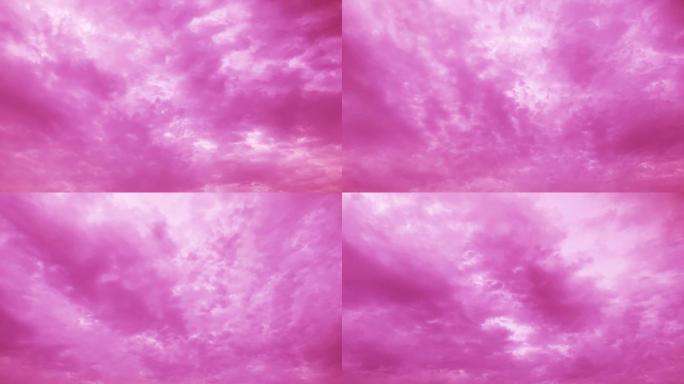 【HD天空】梦幻浪漫氛围粉云粉色柔美背景