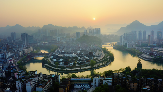 铜仁城市风光贵州铜仁