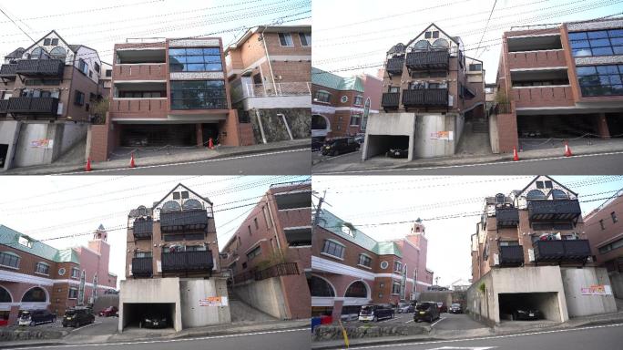 日本城市楼房建筑素材