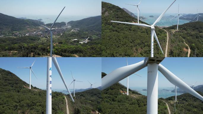 风力发电站新能源航拍