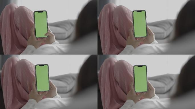 手机绿幕抠图跟踪