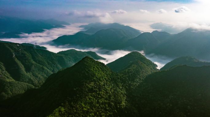 山顶云海延时