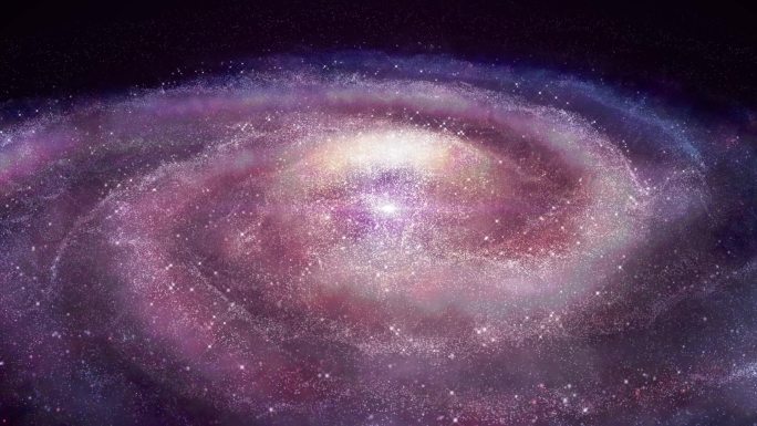 宇宙星云银河背景循环