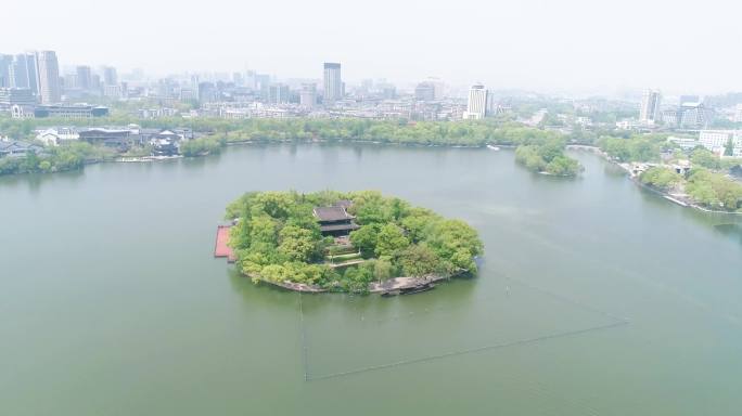 嘉兴南湖红船4K航拍视频素材