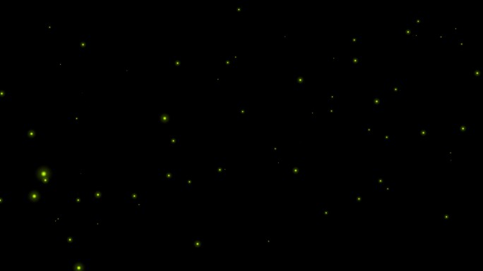 绿色萤火虫粒子冲屏带通道 4