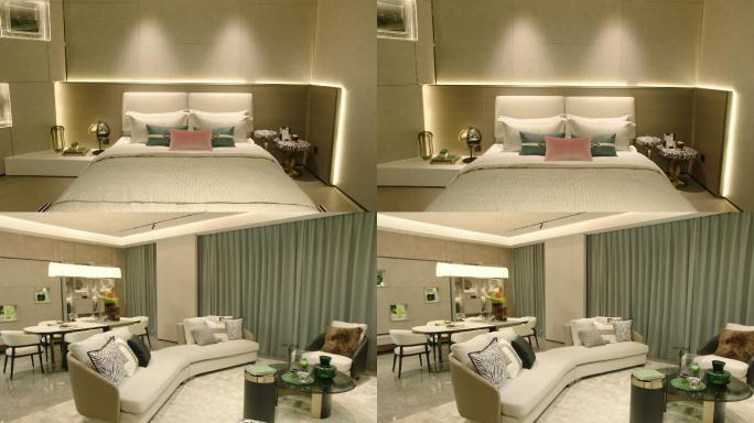 现代高端客厅卧室