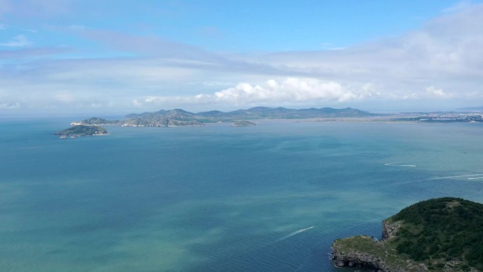 大海 海景航拍延时