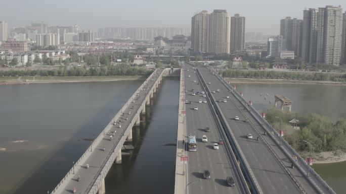4K-log-河南洛阳洛河，洛阳桥