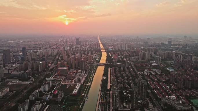 上海奉贤新城运河