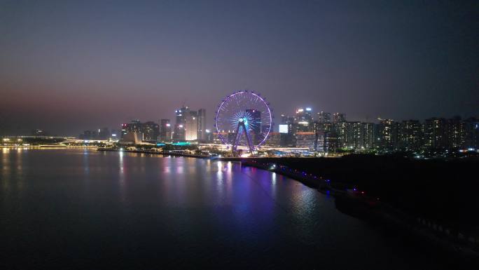 航拍深圳欢乐港湾：亚洲最大海景摩天轮1
