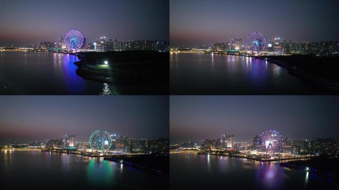航拍深圳欢乐港湾：亚洲最大海景摩天轮1