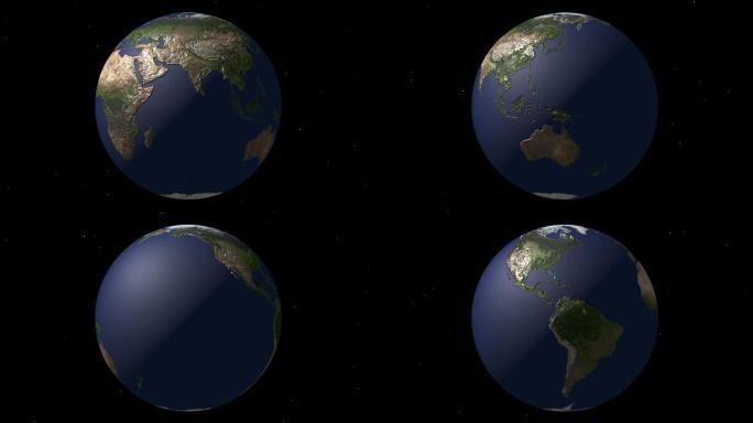 4K星球地球动画|可循环