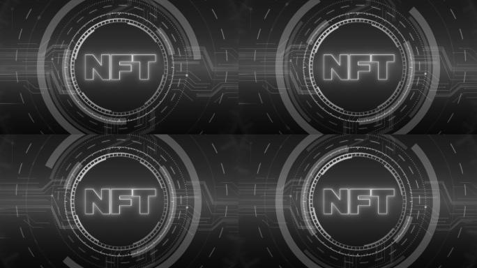 4K NFT屏幕，NFT背景。