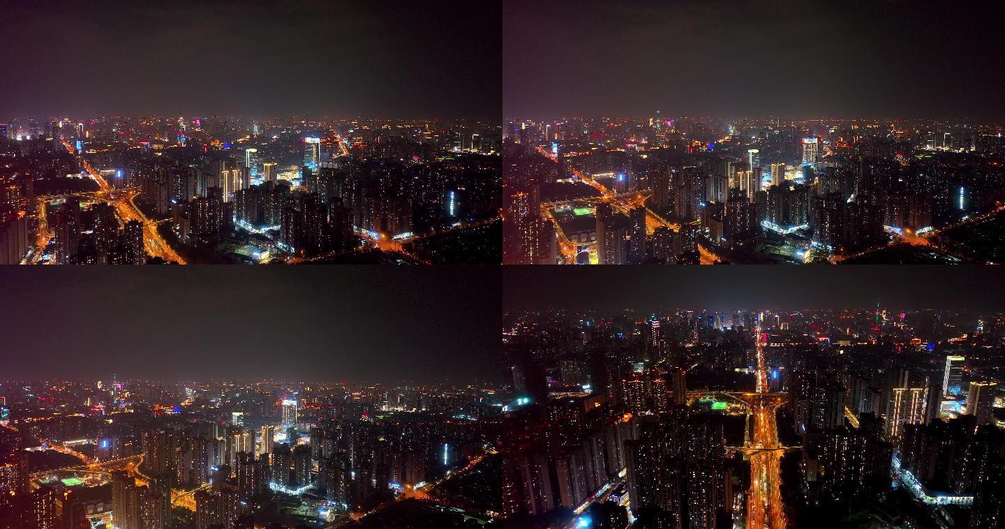 成都城东攀成钢夜景