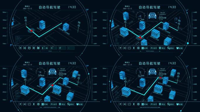 科技地图路线导航