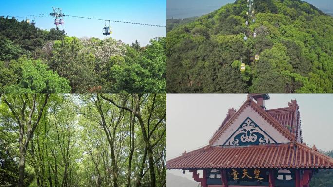 湖北武汉东湖旅游景区航拍视频