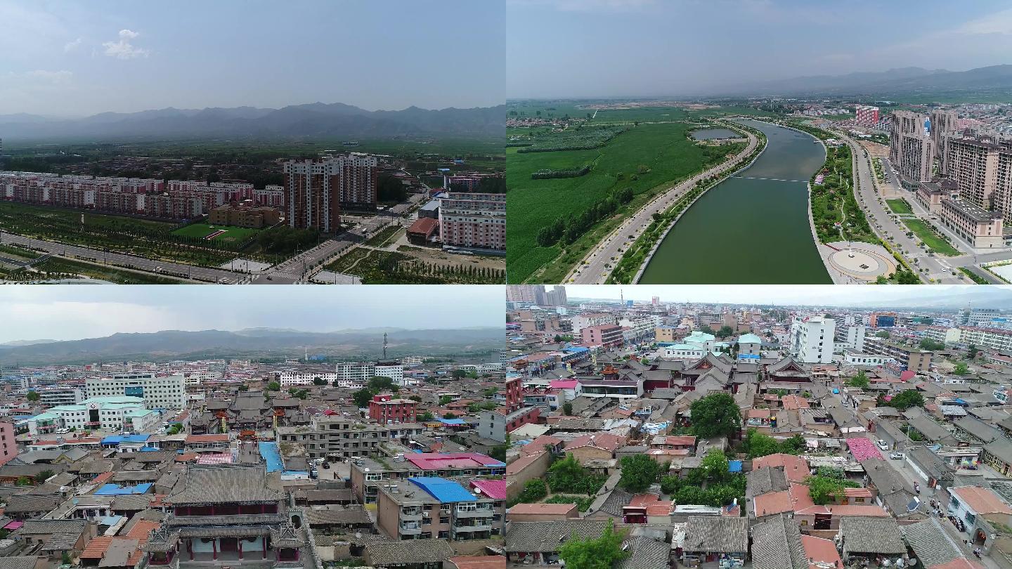 中国北方县城航拍