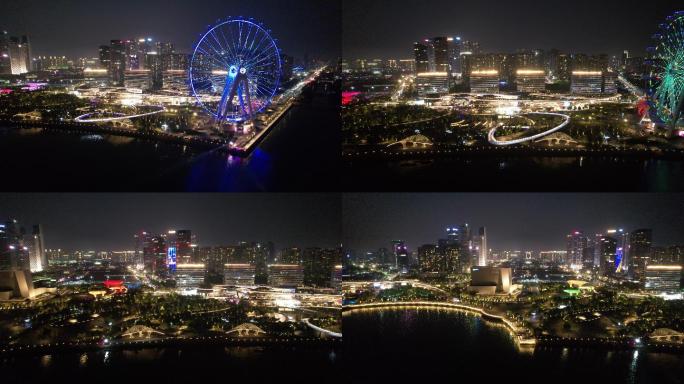 航拍深圳欢乐港湾：亚洲最大海景摩天轮8