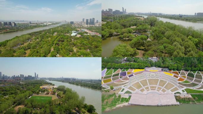 4k航拍南京绿博园