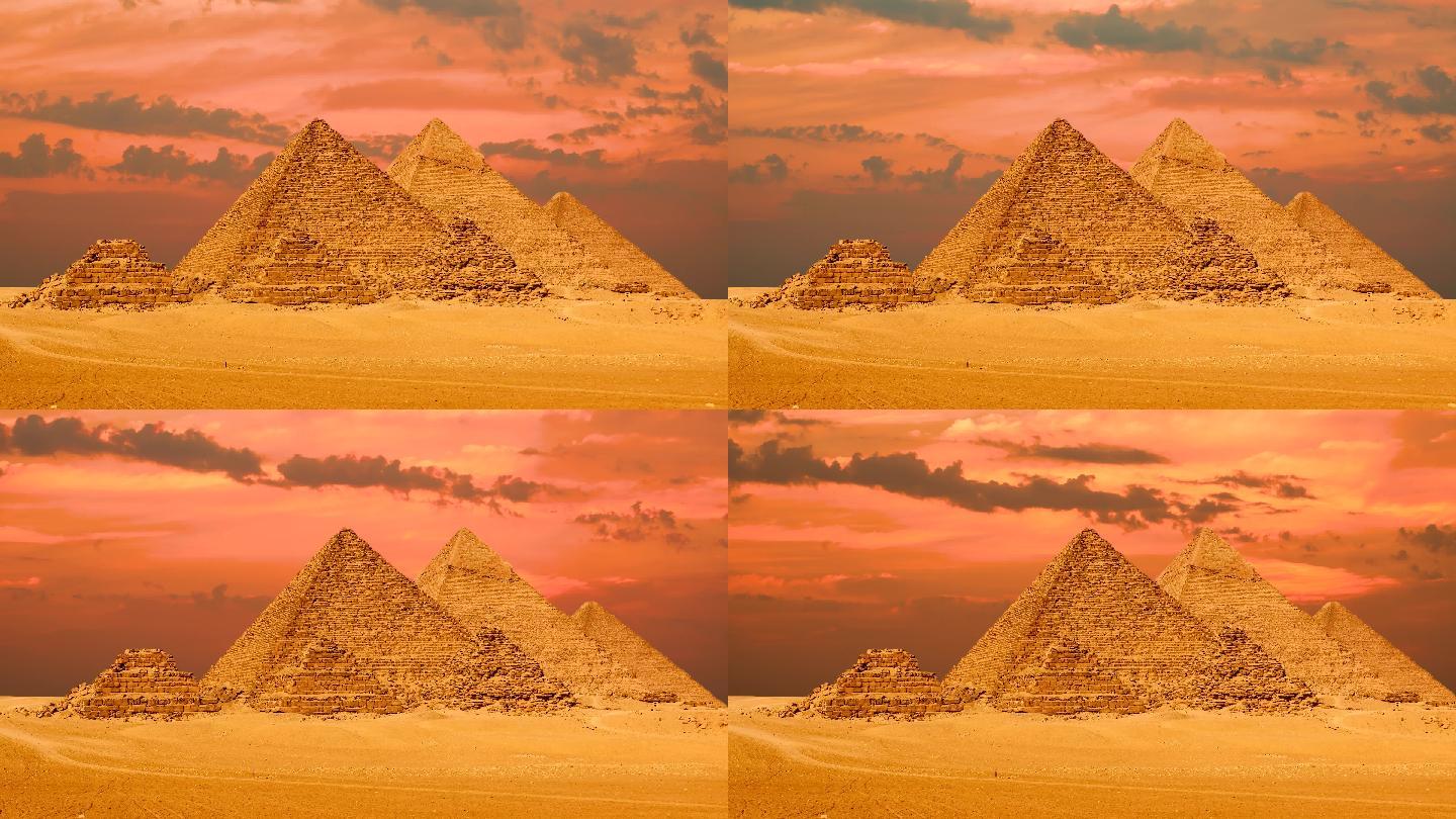 埃及金字塔，延时