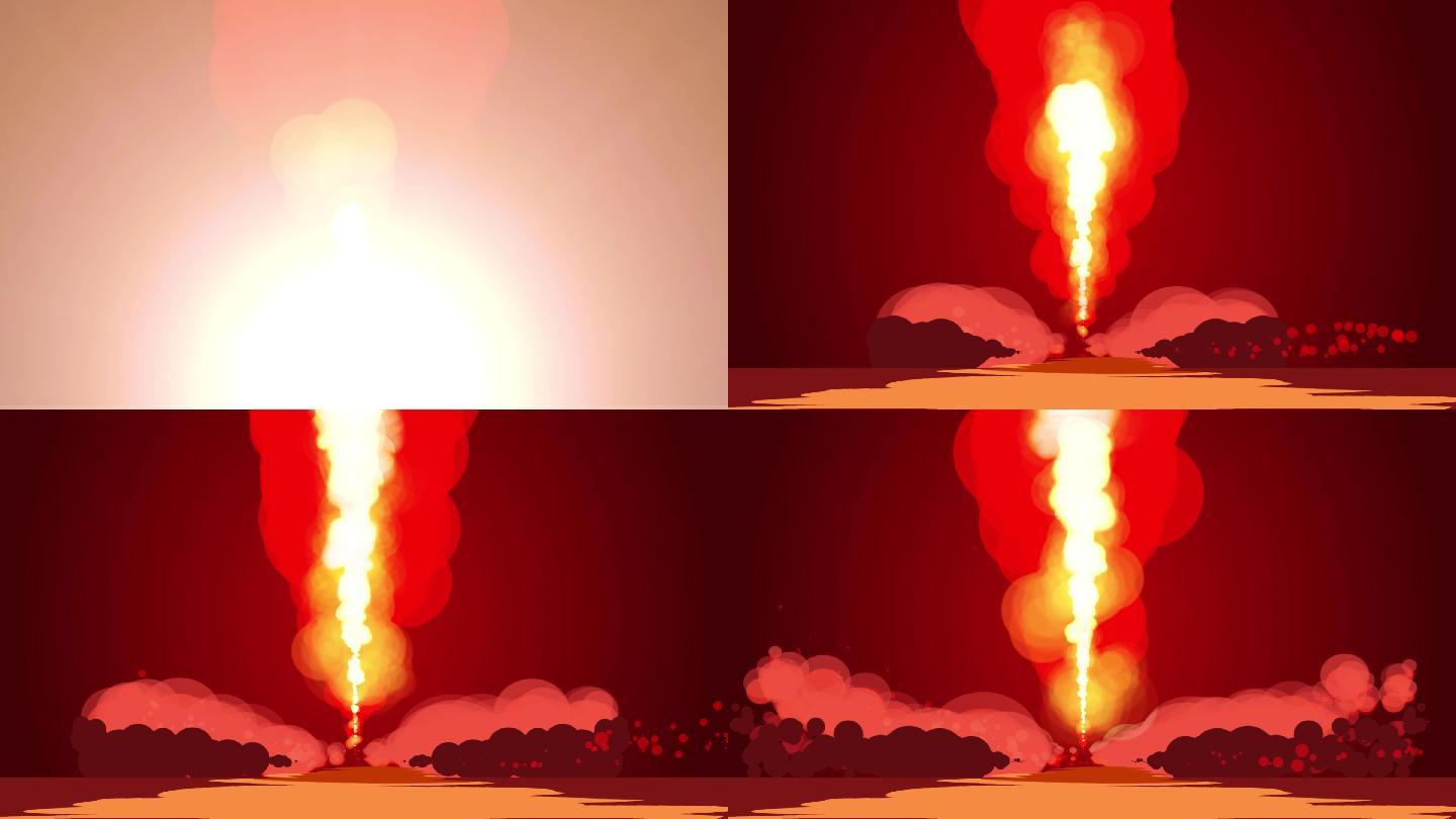 卡通战争MG动画——核爆MG动画