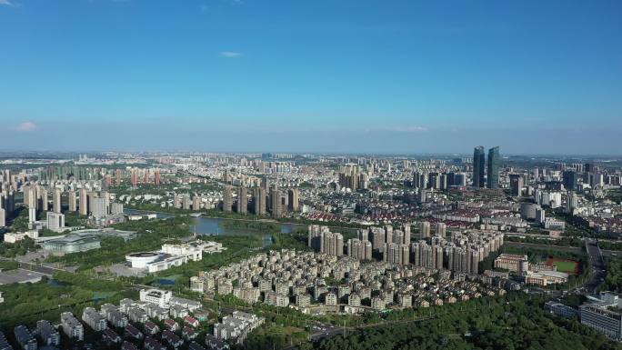 湖州 城市 风景 航拍